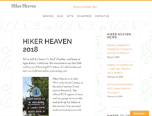 Tablet Screenshot of hikerheaven.com